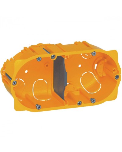 Коробка для сухих перегородок 2-местная, глубина 40 мм Batibox Legrand 080042 в Иваново Распределительные коробки Pintop.ru