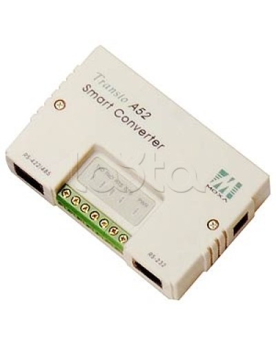 Преобразователь интерфейсов RS-232 в RS-422/485 с изоляцией 2 КВ Moxa A53/220VAC DB9 в Иваново Дополнительное оборудование для ОПС Pintop.ru