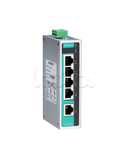 Коммутатор неуправляемый промышленный 5-портовый Moxa EDS-205A-T в Иваново Коммутаторы Pintop.ru