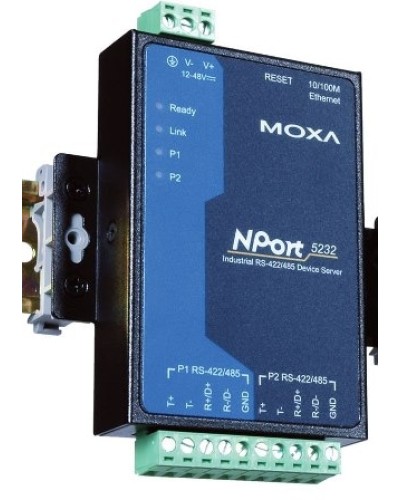 Сервер 2-портовый RS-422/485 в Ethernet Moxa NPort 5232 в Иваново Дополнительное оборудование для ОПС Pintop.ru