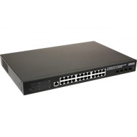 Управляемый стекируемый L3 коммутатор OSNOVO SW-24G4X-L3ST