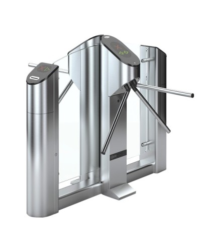 Турникет моторизованный двухсторонний с картоприемником Oxgard Praktika Т-03-DК-2R (Mifare) в Иваново Турникеты Pintop.ru