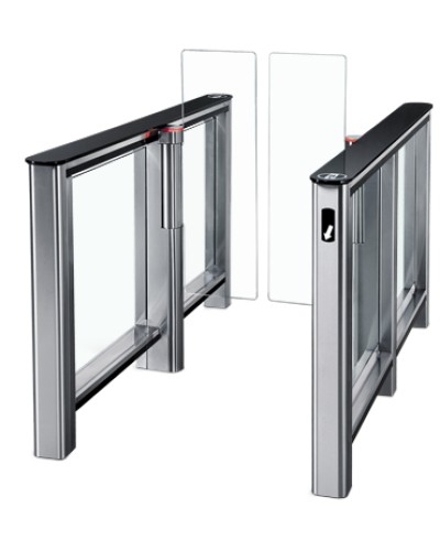 Турникет PERCo-ST-01 с крышками из закал. стекла со створками Створки шириной 300 мм увеличенной выстоты (1300 мм) в Иваново Турникеты Pintop.ru