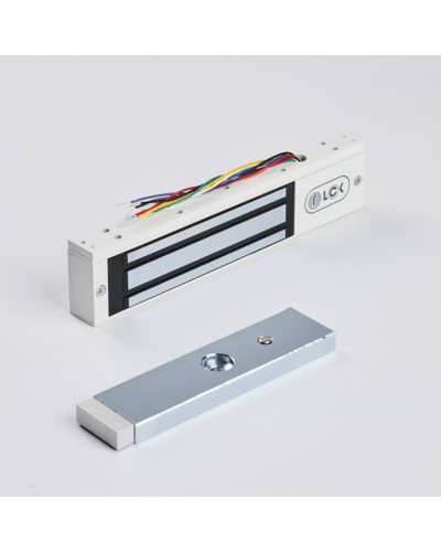 R-Lock RL-EM180-0SW - Электромагнитный замкок, 180кг, DC12/24B, цвет белый, RAL9016(белый), два датчика втроены в корпус замка: датчик Холла и магнито-контактный датчик в Иваново Электромагнитные замки Pintop.ru