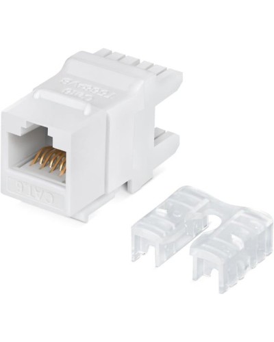 Модуль Keystone Jack RJ-45(8P8C), UTP неэкранированный, CAT 6, тип 180 градусов, белый REXANT PRO 02-0250 в Иваново Модули Keystone Pintop.ru