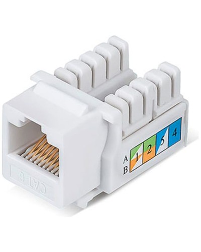 Модуль Keystone Jack RJ-45(8P8C), UTP неэкранированный, CAT 6, тип 90 градусов, белый REXANT PRO 02-0254 в Иваново Модули Keystone Pintop.ru