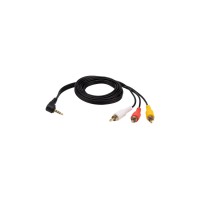 Шнур 3.5мм 4C Plug - 3 RCA Plug 1.5 м (GOLD) REXANT (17-4412-4)