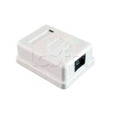 Розетка компьютерная 1xRJ-45 CAT5e экран (10шт/уп) REXANT 03-0122
