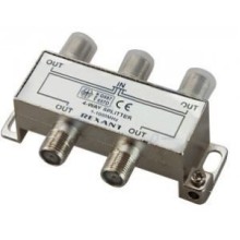 Делитель телевизионный ТВх4 под F разъём 5-1000 МГц (10шт/уп) REXANT 05-6003