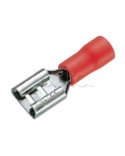 Клемма плоская изолированная 0.5-1.5 мм² (КПИ гнездо - 5.6мм) (100шт/уп) REXANT 08-0412 в Иваново Клеммные колодки Pintop.ru