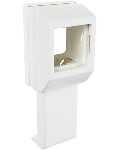 Суппорт с рамкой на 1 пост (45х45) вдоль профиля универсальный SPL 020007S в Иваново Аксессуары для кабель-канала Pintop.ru