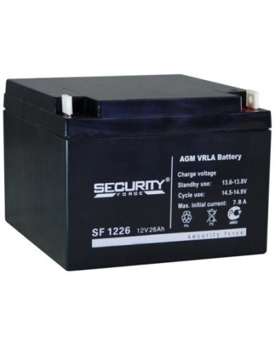 Аккумулятор свинцово-кислотный Security Force SF 1226 в Иваново Электротехническое оборудование Pintop.ru