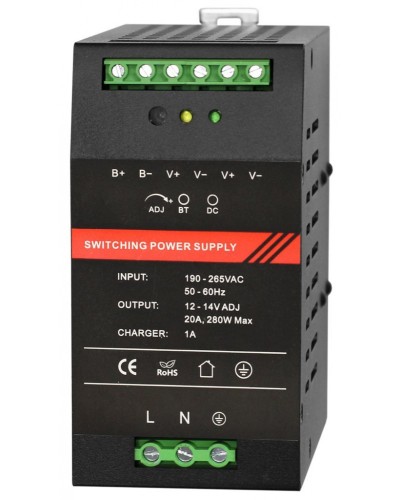 Блок питания Smartec ST-PS120BDU-BK в Иваново Дополнительное оборудование для СКУД Pintop.ru