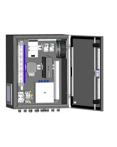Узел коммутации всепогодный SpaceCam SC-Box-L2-4GP-120-2G-UPS(F) в Иваново Коммутаторы Pintop.ru