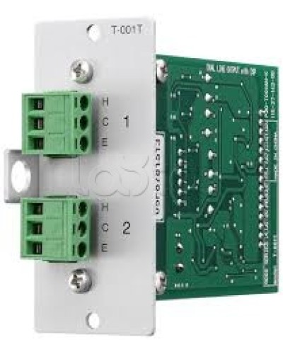 Модуль выходной 2-mic/line с DSP-процессором TOA T-001T в Иваново Системы оповещения и трансляции TOA Pintop.ru