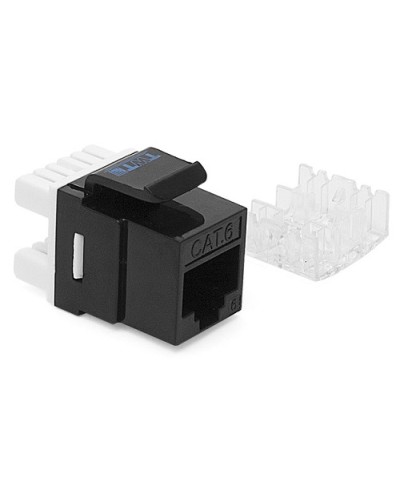 Вставка Keystone RJ-45, категория 6, черная, 180 градусов TWT-OK45UTP/6-BK в Иваново Коннекторы Pintop.ru