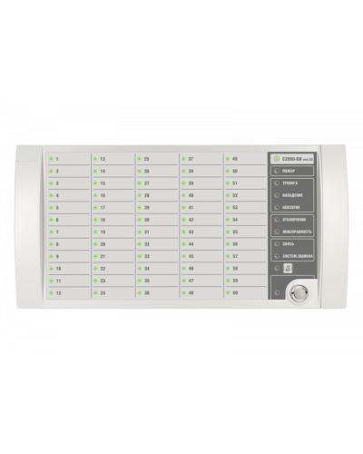 Блок индикации Болид С2000-БИ исп.02(2хRS485) в Иваново Охранно-пожарное оборудование Pintop.ru