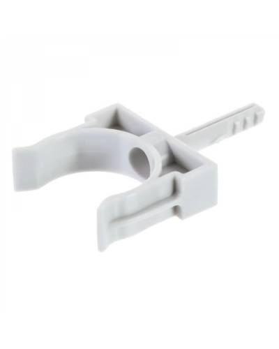 Держатель с дюбелем без шурупа D32мм (черный) Экопласт (41432BL) в Иваново Аксессуары для кабель-канала Pintop.ru