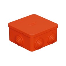 Коробка огн. E110, о/п 85х85х50мм,без галогена, 12 вых., IP55, 5P, оранж. Экопласт (43021HF)