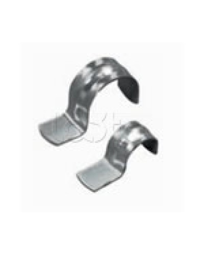 Скоба оцинкованная однолапковая без монтажного отверстия, для трубы D63мм (1уп = 50шт) Экопласт (43761) в Иваново Держатели, клипсы, скобы Pintop.ru