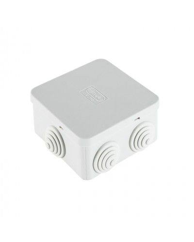 Коробка распределительная о/п, для монтажного пистолета 85х85х50, без галогена, 6 вых, IP44 (44066HF) в Иваново Распределительные коробки Pintop.ru