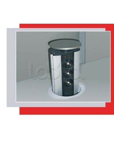 Блок розеточный настольный, 3 розетки (45х45мм) Экопласт 70303 в Иваново Блоки розеток Pintop.ru