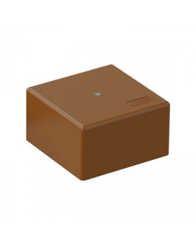 SD3 Коробка распределительная для о/п, для монтажного пистолета 75x75x40мм, 12 пар 10мм2, (корич.) Экопласт (72936B) в Иваново Распределительные коробки Pintop.ru