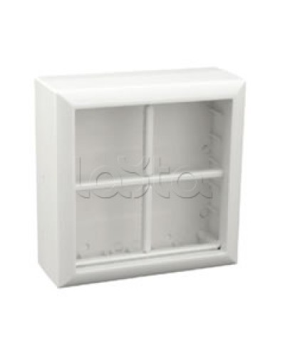 Коробка для открытой проводки на 4 поста 45х45 мм Экопласт 72948 в Иваново Распределительные коробки Pintop.ru