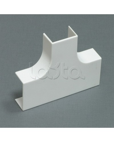 Тройник плавный стандарт TIA 60х40 мм Экопласт 76415R в Иваново Аксессуары для кабель-канала Pintop.ru