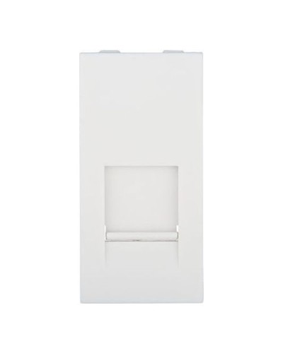 Накладка для розетки телефонной, компьютерной RJ, 45х22,5 мм (белый) LK45 Экопласт (853104) в Иваново Аксессуары для кабель-канала Pintop.ru