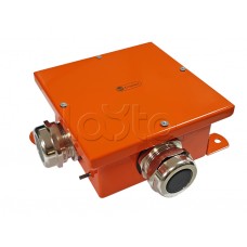 Экопласт SMB120 Коробка металл, огн. E-110,о/п 120х120х60, IP66, 4P, (2,5-16 мм2), оранж.