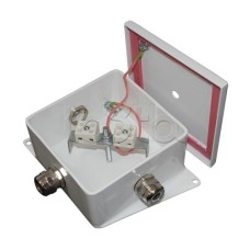 Коробка монтажная огнестойкая Гефест КМ-О (4к)-IP66-120х120, пять вводов