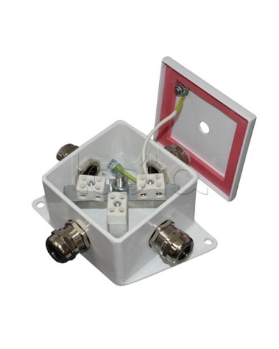 Коробка монтажная огнестойкая Гефест КМ-О (6к*10,0)-IP66, четыре ввода 80х80х68 в Иваново Распределительные коробки Pintop.ru