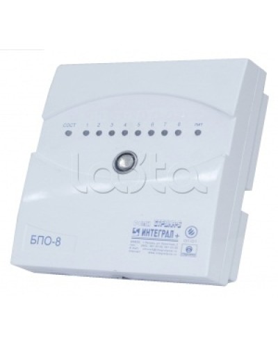 Блок проводной объектовый Интеграл + БПО-8 в сборе с ИБП в Иваново Приемно-контрольные приборы Pintop.ru