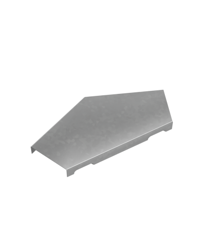 Крышка горизонтального угла 45 гр. 50 мм ПЛЮС INOX304 КМ-Профиль (KGLplus45-50 INOX304) в Иваново Аксессуары для лотков Pintop.ru