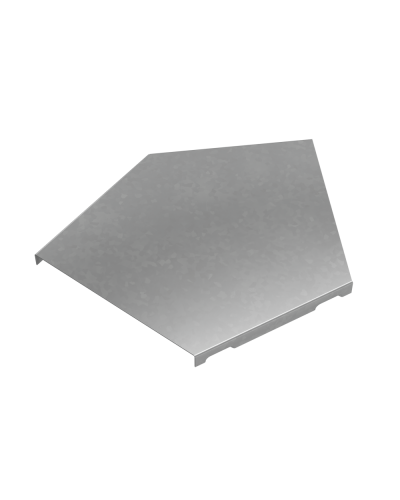 Крышка горизонтального угла 45 гр. 150 мм ПЛЮС HD КМ-Профиль (KGLplus45-150 HD) в Иваново Аксессуары для лотков Pintop.ru