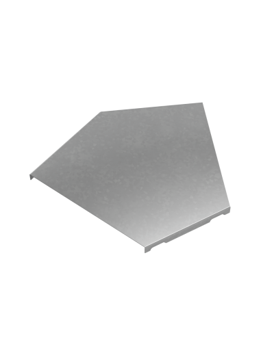 Крышка горизонтального угла 45 гр. 200 мм ПЛЮС HD КМ-Профиль (KGLplus45-200 HD) в Иваново Аксессуары для лотков Pintop.ru