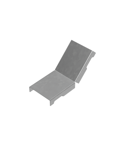 Крышка внутреннего вертикального угла 45 гр. 50 мм ПЛЮС INOX304 КМ-Профиль (KNLplus45-50 INOX304) в Иваново Аксессуары для лотков Pintop.ru