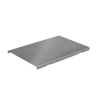 Крышка угла вертикального внешнего 400 мм с разворотом трассы на 90 гр. "ПЛЮС" HD85 КМ-профиль (KVLPDplus90-400 HD85)