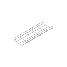 Проволочный лоток 50х400 L3000 мм INOX304 КМ-Профиль (PL50-400-3000 INOX304)