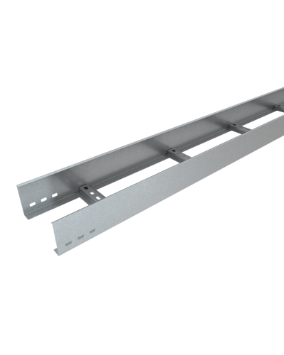 Лоток лестничный 100х500х1,2 L2500 мм HD85 КМ-профиль (LL100-500-1.2-2500 HD85) в Иваново Кабельные лотки Pintop.ru