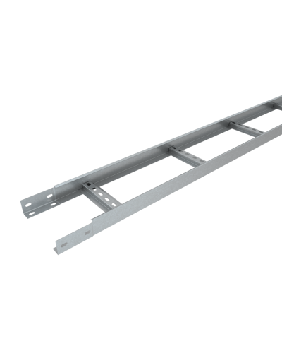 Лоток лестничный 50х100х1,2 L2000 мм Быстрый монтаж HD КМ-профиль (LLS50-100-1.2-2000 HD) в Иваново Кабельные лотки Pintop.ru