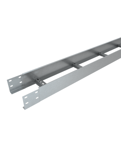 Лоток лестничный 100х500х1,2 L2000 мм Быстрый монтаж КМ-Профиль (LLS100-500-1.2-2000) в Иваново Кабельные лотки Pintop.ru
