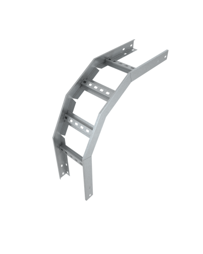 Угол лестничный вертикальный внешний 90 гр. 100х150х1,2 мм Быстрый монтаж HD КМ-Профиль (LVLS90-100-150-1.2 HD) в Иваново Аксессуары для лотков Pintop.ru