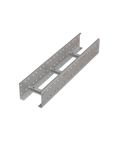 Лоток лестничный 150х400х1,2 L4500 мм N КМ-профиль (LL150-400-1.2-4500 N) в Иваново Кабельные лотки Pintop.ru