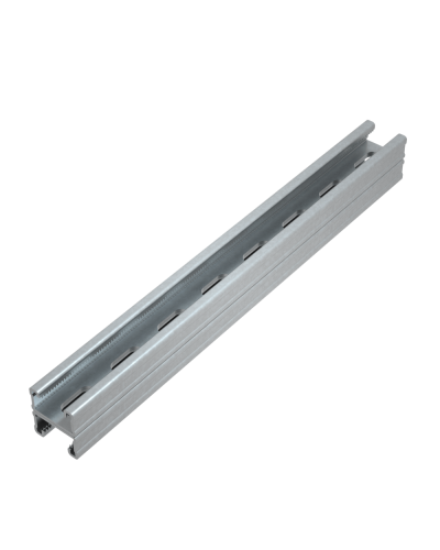 Страт-профиль двойной 41х21 L2400 мм s:1,5 HD КМ-Профиль (2STP41-21-2400 HD) в Иваново Аксессуары для лотков Pintop.ru