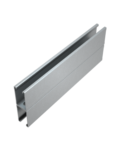 Страт-профиль двойной 41х72 L800 мм s:2,5 КМ-Профиль (2STPU41-72-800) в Иваново Аксессуары для лотков Pintop.ru