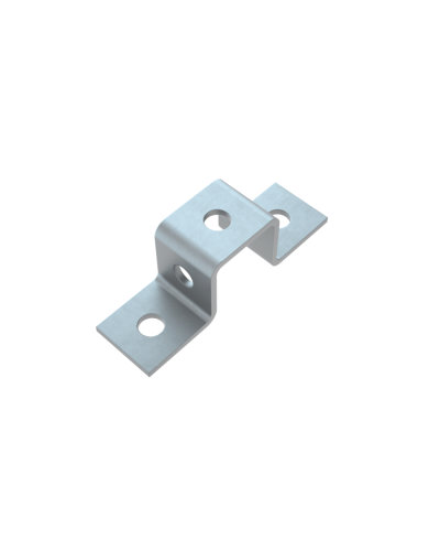 Прямоугольная скоба для страт-профиля 41х41 мм HD КМ-Профиль (PS41-41 HD) в Иваново Держатели, клипсы, скобы Pintop.ru