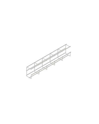 G-образный проволочный лоток 110х65 L3000 мм КМ-Профиль (PLG110-65-3000) в Иваново Кабельные лотки Pintop.ru