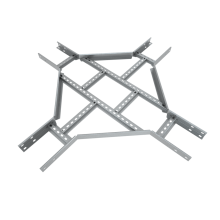 Х-разветвитель лестничный 80х100х1,2 мм "Быстрый монтаж" HD85 КМ-профиль (LXDS80-100-1.2 HD85)